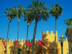 Die Stadtmauer von Rabat