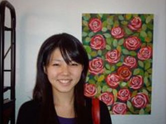Sawako in der Sprachschule Madrid