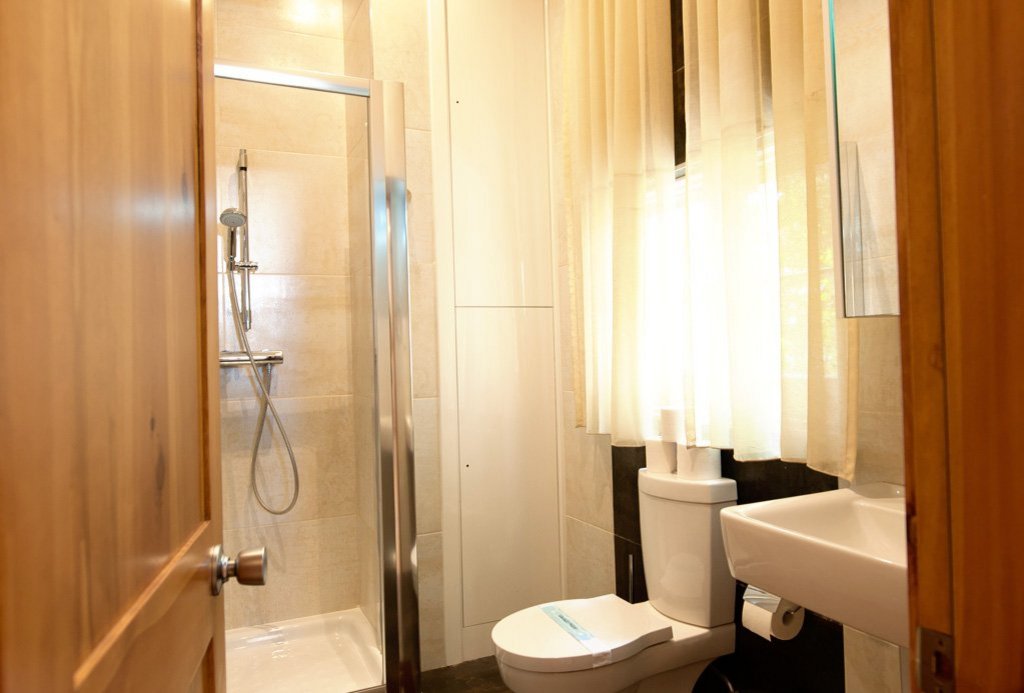 Badezimmer im Club Village Malta